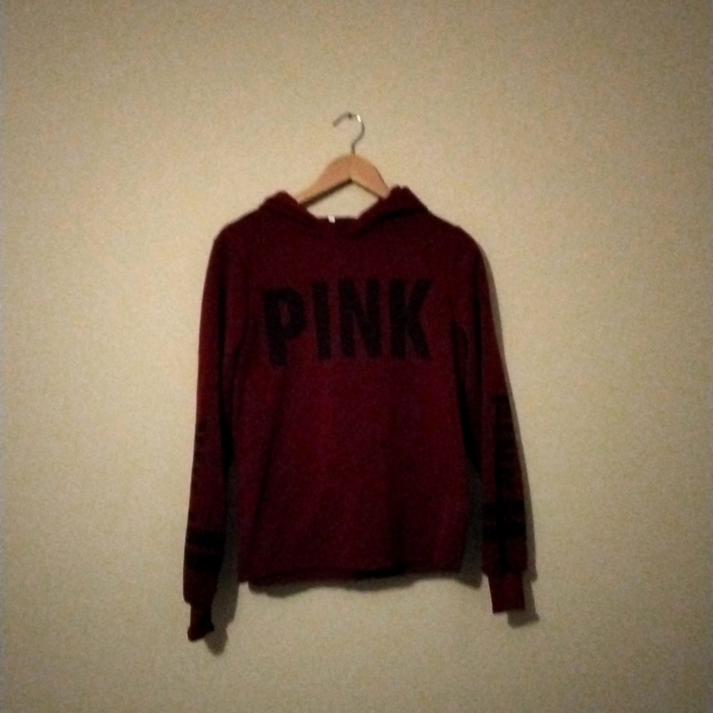 Maroon PINK sweatshirt